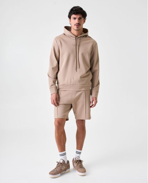 Buzo estampado con capucha para hombre