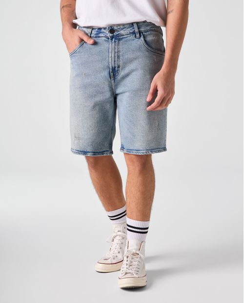 Bermuda cinco bolsillos con tallones para hombre