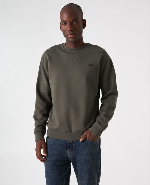 Buzo cerrado cuello redondo para hombre