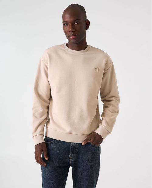 Buzo cerrado cuello redondo para hombre