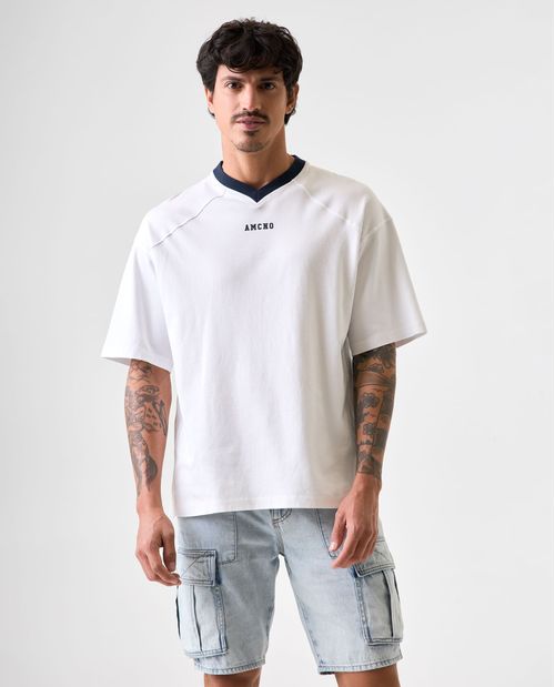 Camiseta estilo varsity para hombre