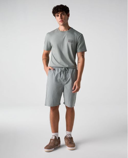 Camiseta cuello redondo estampada para hombre