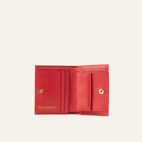 Billetera Mediana Lola Rojo Cayena Granate