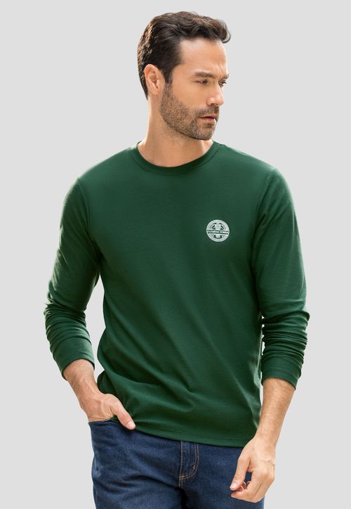 Camibuzo Hombre Verde Pino Mp 110747