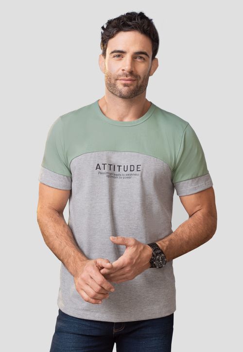 Camiseta Hombre Verde Oliva Mp 102563