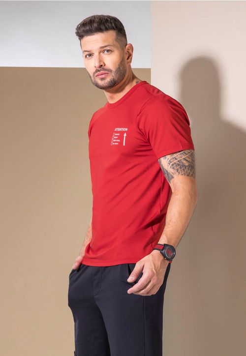 Camiseta Hombre Rojo Mp 2120