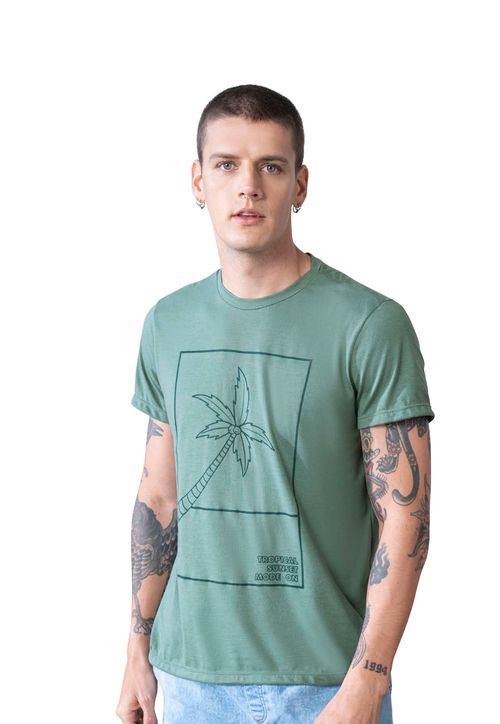 Camiseta Hombre Musgo Rutta 5300