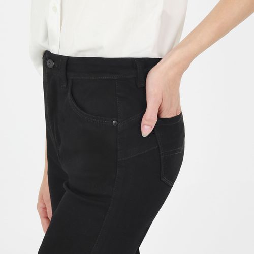 Jean Wonder Tiro Alto Bota Flare