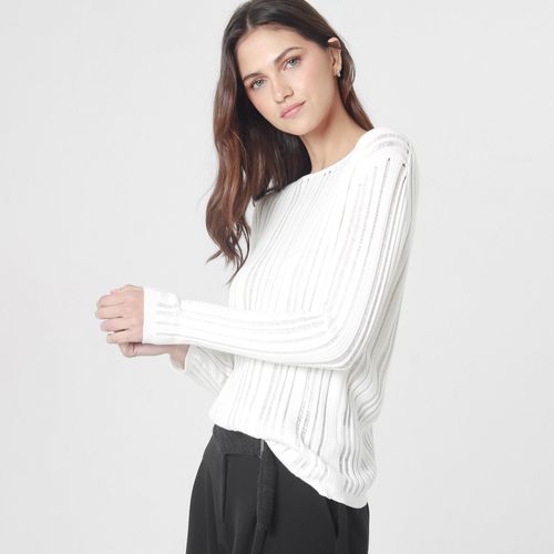 Sweater Cuello Redondo Manga Larga