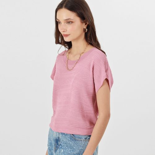 Sweater Cuello Redondo Manga Corta