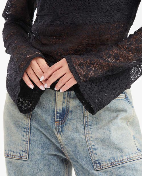 Camisa en Encaje para Mujer