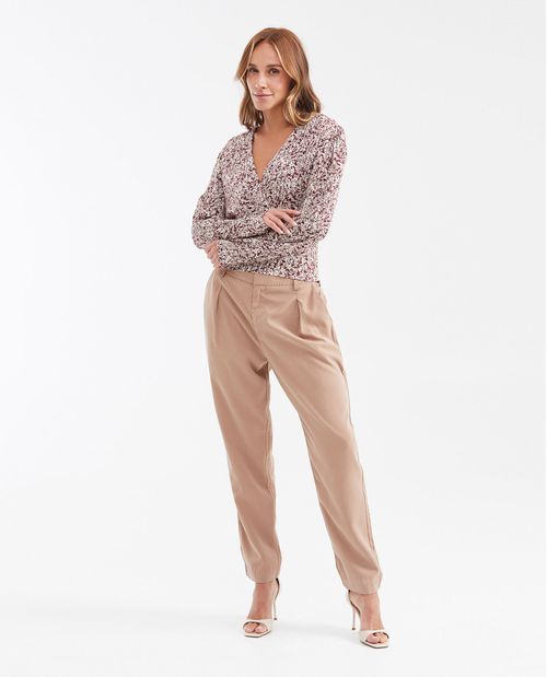 Camisa con Estampado Mini Print para Mujer