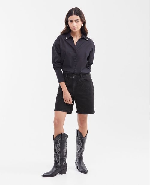 Camisa Silueta Recta para Mujer