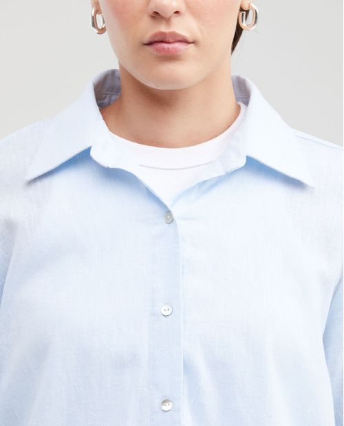 Camisa con Bordados para Mujer