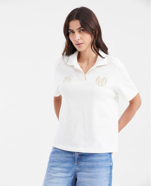 Camiseta Tipo Polo para Mujer