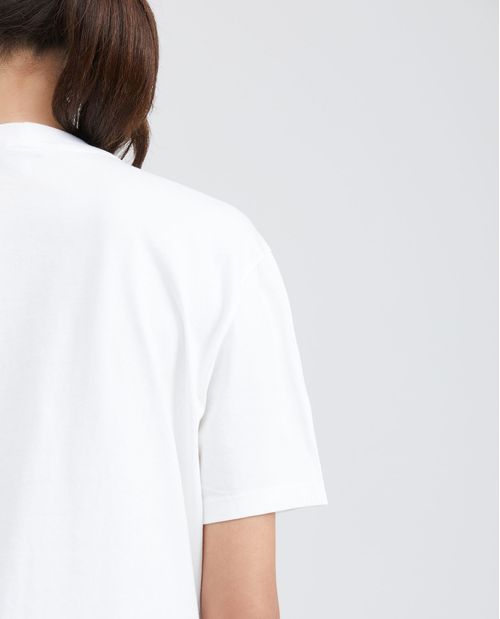 Camiseta Estampada con Gráfico en Piedras para Mujer
