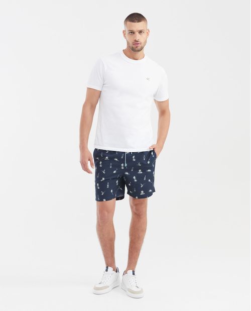Pantaloneta de Playa Estampada para Hombre