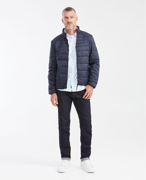 Jean Súper Slim Fit Tiro Bajo Bota Super Slim Azul Ultra Oscuro para Hombre