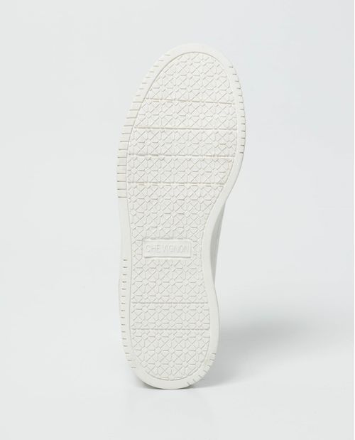 Zapato masculino de tenis en piel.