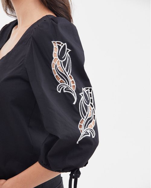 Camisa Femenina Manga 3/4