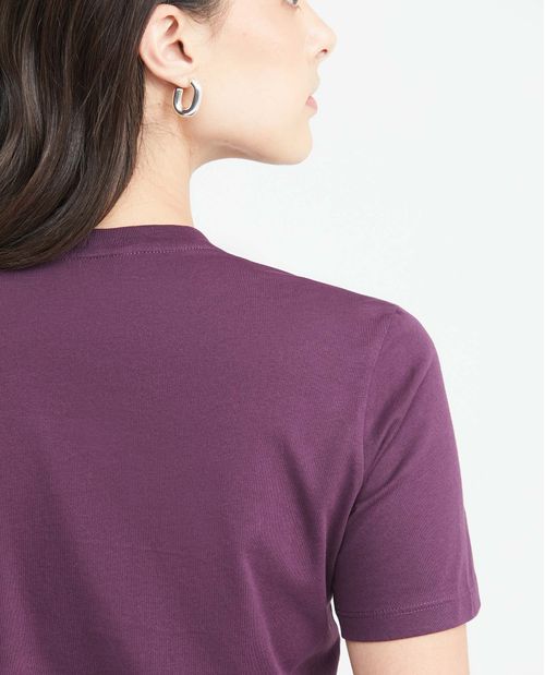 Camiseta con Detalle de Piedras para Mujer