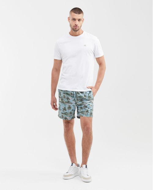 Pantaloneta de Playa Estampada para Hombre