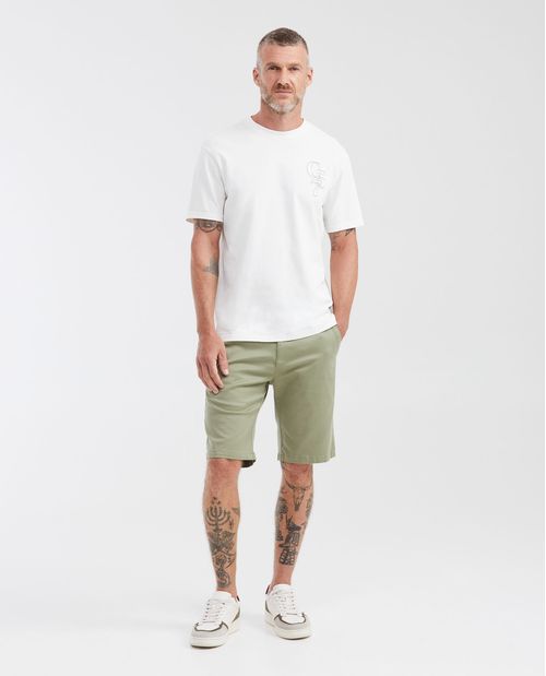 Bermuda Straight Fit para Hombre