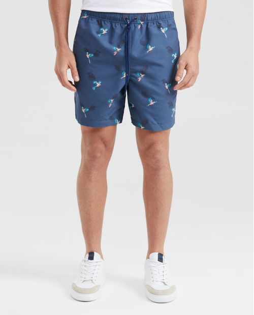 Pantaloneta de Baño Estampada para Hombre