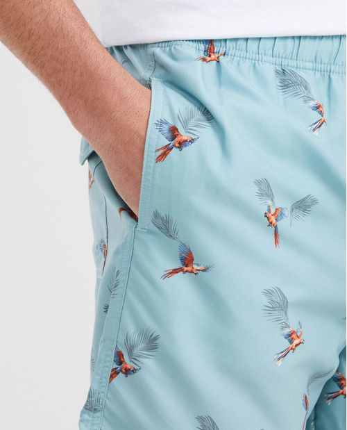 Pantaloneta de Baño Estampada para Hombre