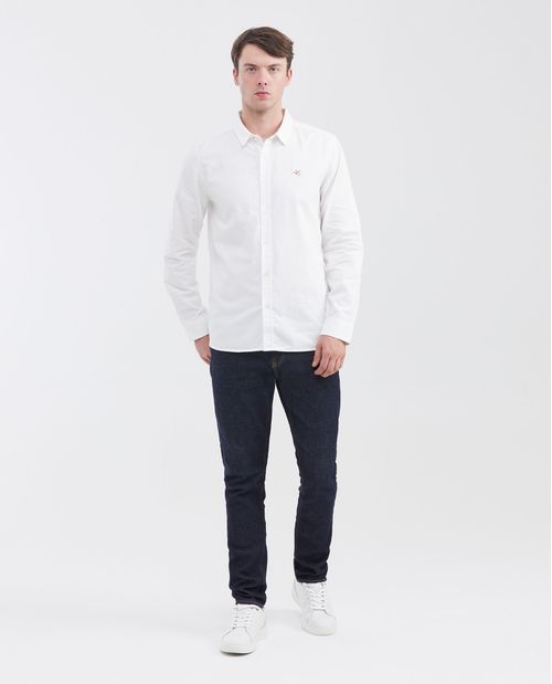 Camisa Manga Larga Algodón Masculino