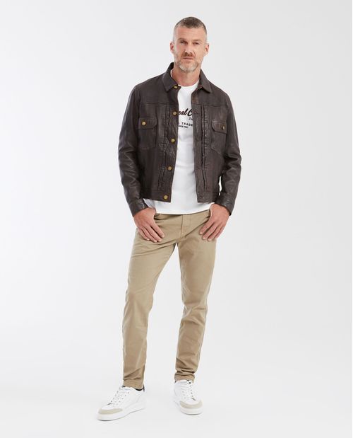 Chaqueta de Hombre en Cuero