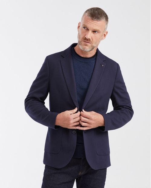 Blazer y Pieza Interna Removible Tipo Buzo con Capucha para Hombre