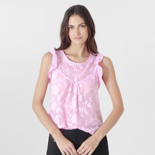 Blusa Cuello Redondo Manga Corta