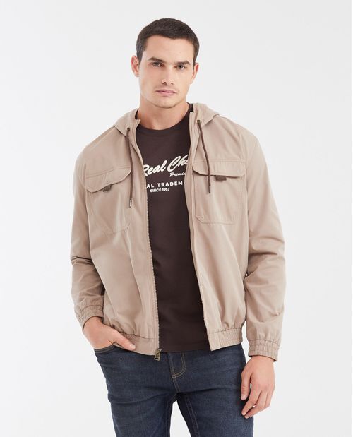 Chaqueta Rompevientos con Capucha para Hombre
