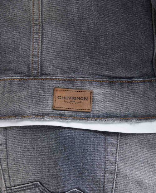 Chaqueta en Denim Gris para Hombre
