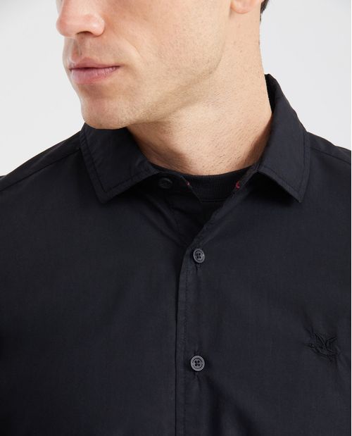 Camisa Slim Fit Manga Larga para Hombre