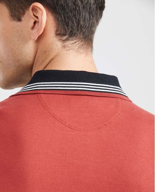 Camiseta Polo Slim Fit en Jersey Semi Pesado para Hombre