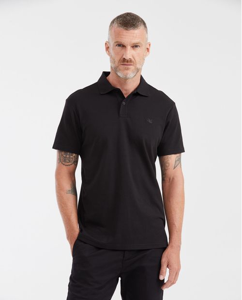 Camiseta Polo Slim Fit Manga con Ruedo Tradicional para Hombre