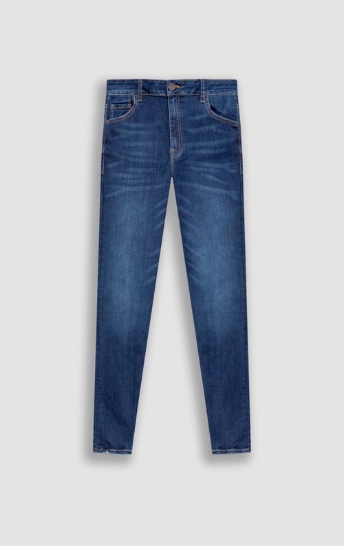 Jean Jegging tiro alto para mujer