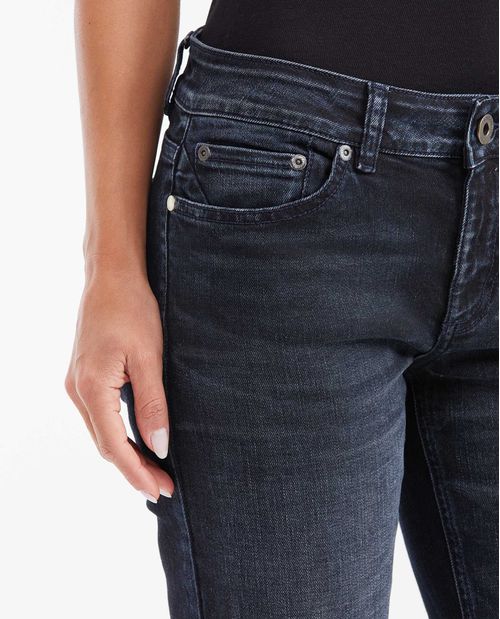 Jean Low Rise Boot Cut Azul Oscuro para Mujer