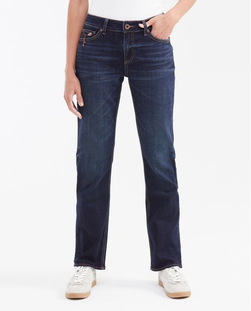 Jean Low Rise Boot Cut Azul Ultra Oscuro para Mujer