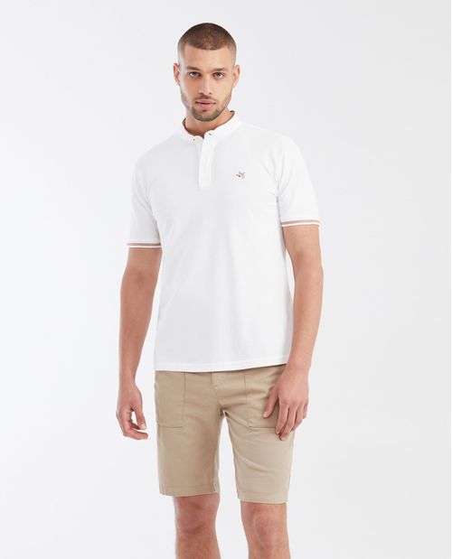 Camiseta Polo Slim Fit Cuello Nerú para Hombre