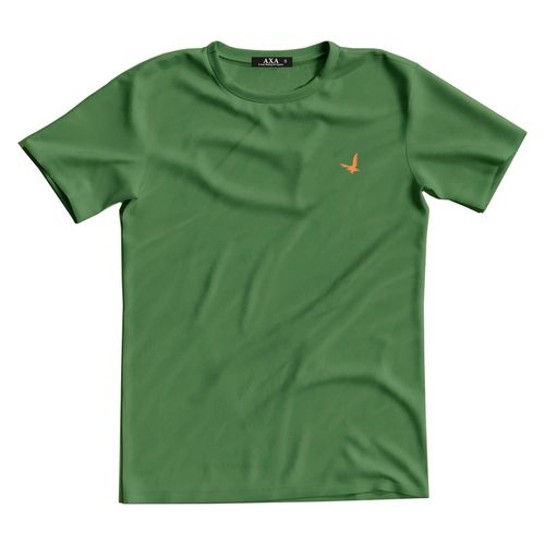 Camiseta Cuello Redondo  AX Verde para hombre