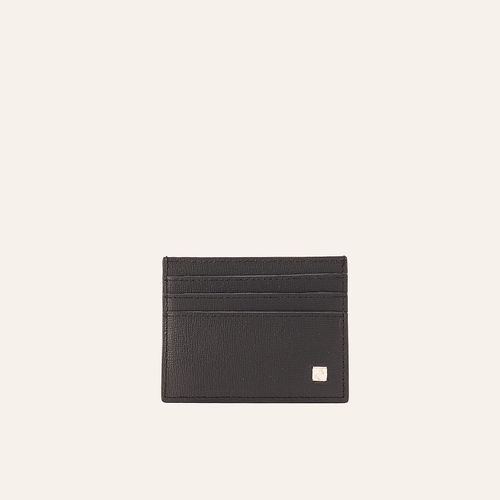 Tarjetero Plano 7cc Negro Orión Roble