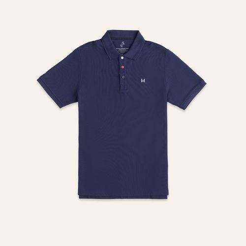 Camiseta Polo Emblema Azul Tierra Arriba