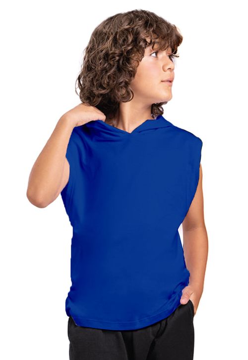 Camiseta Infantil Masculino Azul Mp 3803