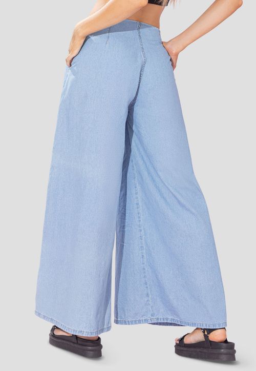 Pantalón Mujer Azul Claro Rutta 107749