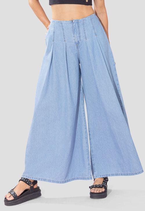 Pantalón Mujer Azul Claro Rutta 107749