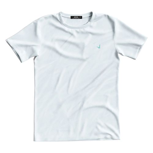 Camiseta Cuello Redondo  AX Blanco para hombre