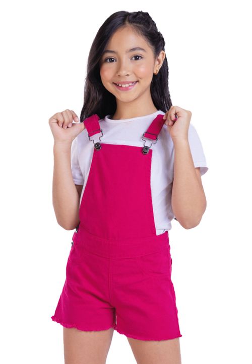 Overall Infantil Femenino Fucsia Mp 2939